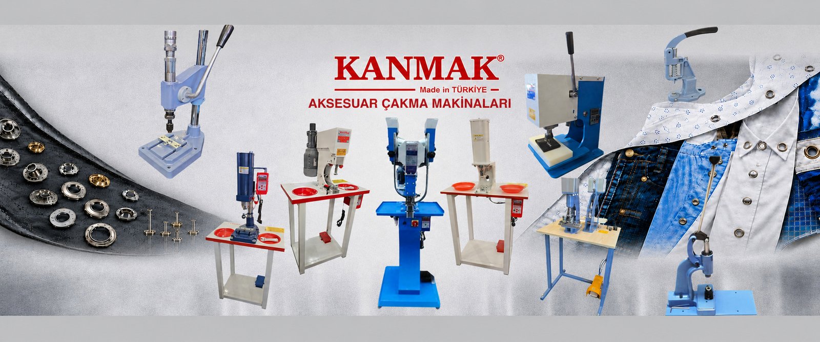 Kanmak aksesuar çakma makinaları